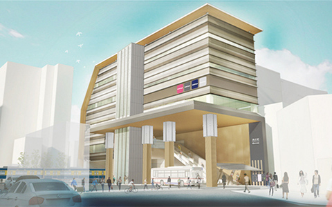 池上駅新駅舎と駅ビルが2020年に開業予定